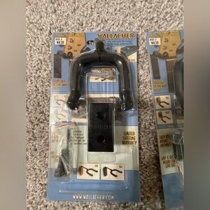 Wallacher WA3B Original Guitar Wall Hanger Heavy Duty Folding Design (Set of 2)